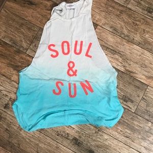 SoulCycle ombré tank! Gently worn!⚡️🙌🏻☠️